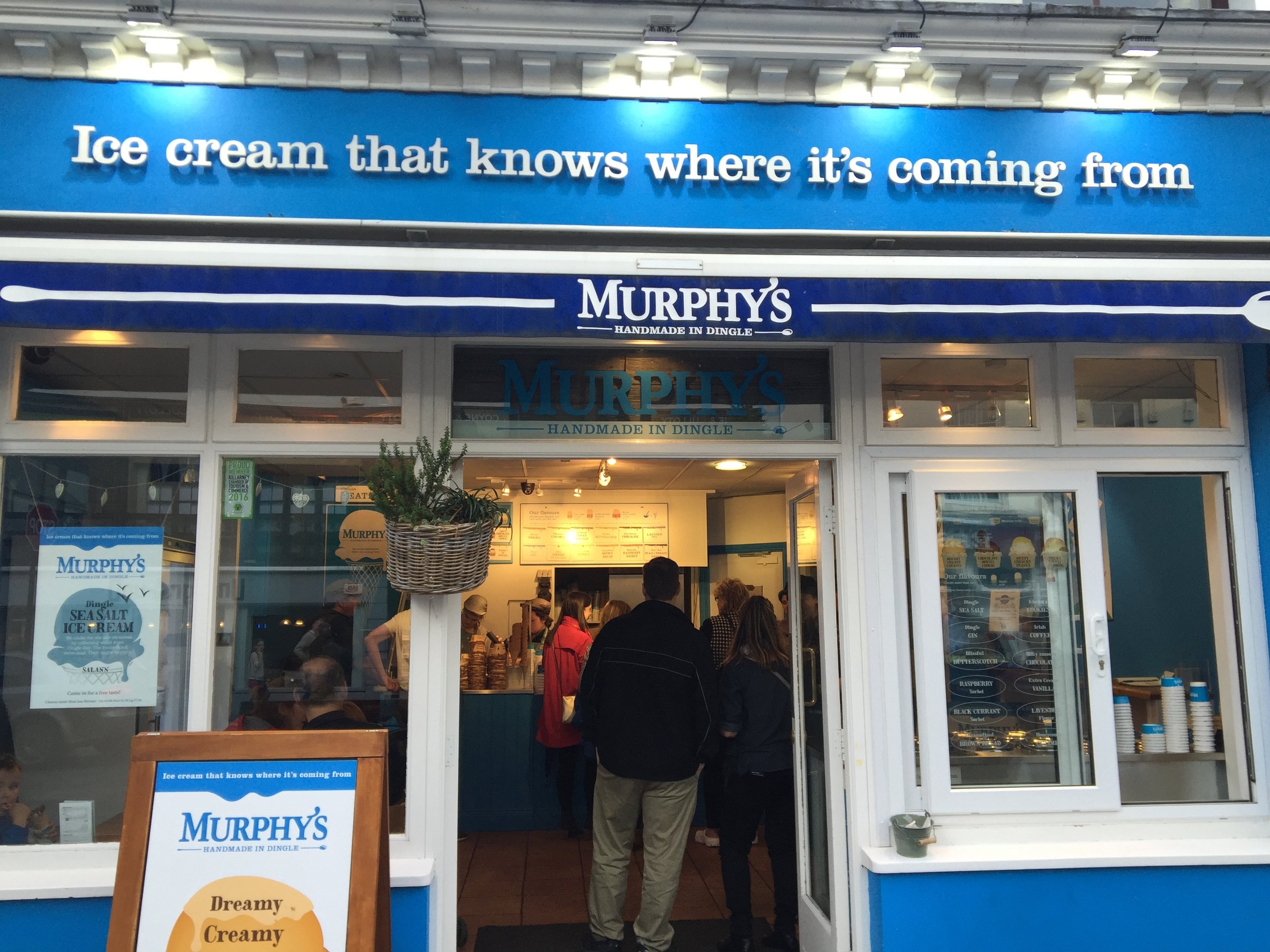 Murphy’s Ice Cream in Killarney